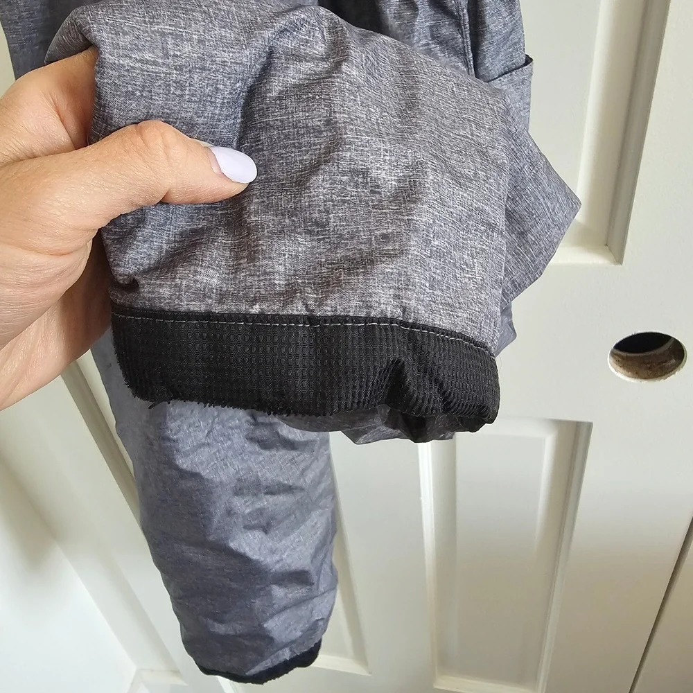 ZeroXposur Girls Heather Grey Snow Bibs Insulated Winter Overalls Size 4/5